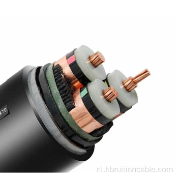 Koperen geleider XLPE geïsoleerde elektrische kabel